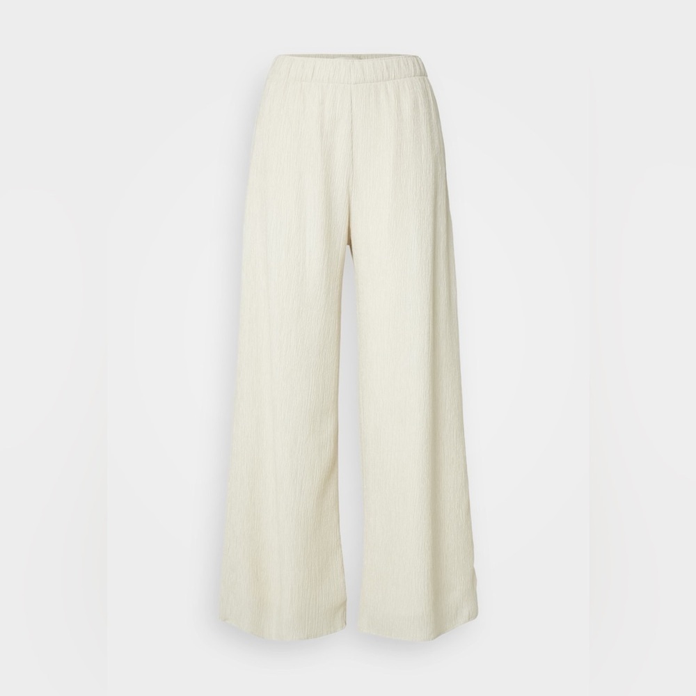 Abercrombie & Fitch Off-White Wide-Leg Pants - Picture 5 of 16